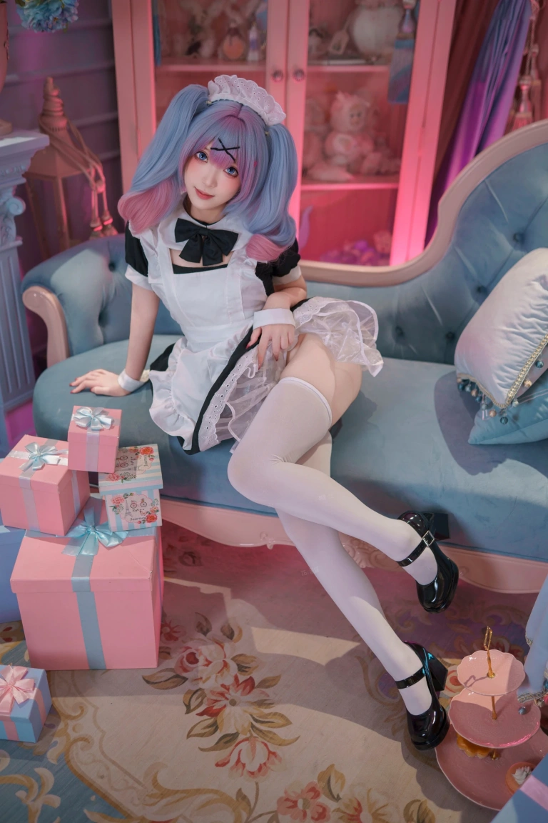 Bangni邦尼《初音未来·兔子洞女仆》主题写真：82张全套美图