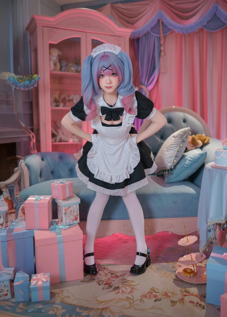 Bangni邦尼《初音未来·兔子洞女仆》主题写真：82张全套美图
