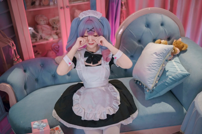 Bangni邦尼《初音未来·兔子洞女仆》主题写真：82张全套美图
