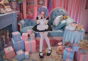 Bangni邦尼《初音未来·兔子洞女仆》主题写真：82张全套美图