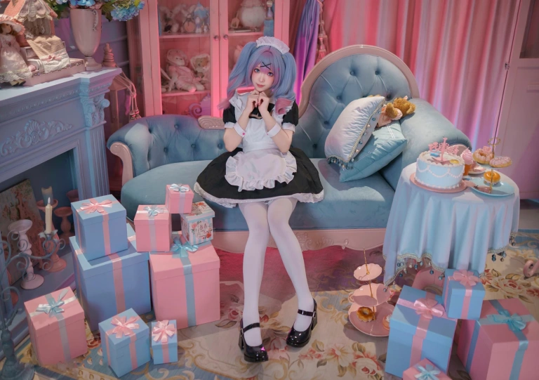 Bangni邦尼《初音未来·兔子洞女仆》主题写真：82张全套美图