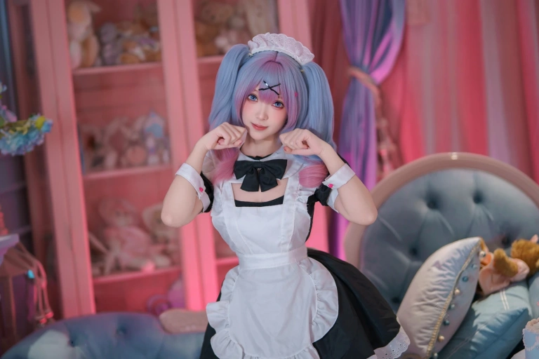 Bangni邦尼《初音未来·兔子洞女仆》主题写真：82张全套美图