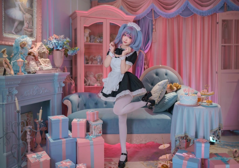 Bangni邦尼《初音未来·兔子洞女仆》主题写真：82张全套美图