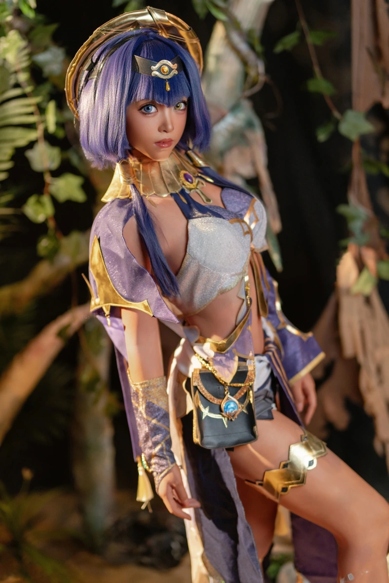 Bangni邦尼《原神·坎蒂丝》主题写真：70张全套美图