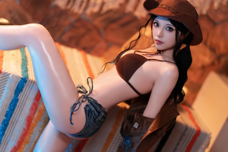 Bangni邦尼《牛仔很忙》主题写真：79张全套美图