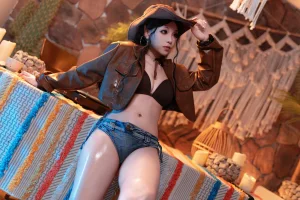 Bangni邦尼《牛仔很忙》主题写真：79张全套美图