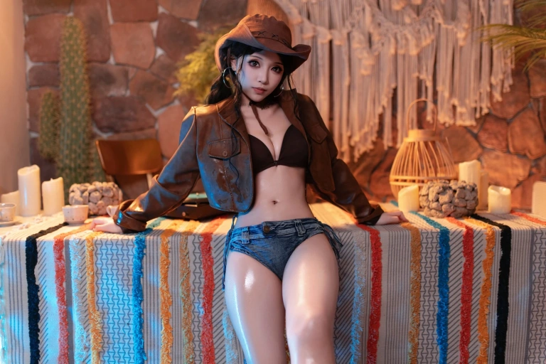 Bangni邦尼《牛仔很忙》主题写真：79张全套美图