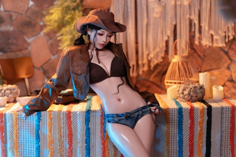 Bangni邦尼《牛仔很忙》主题写真：79张全套美图