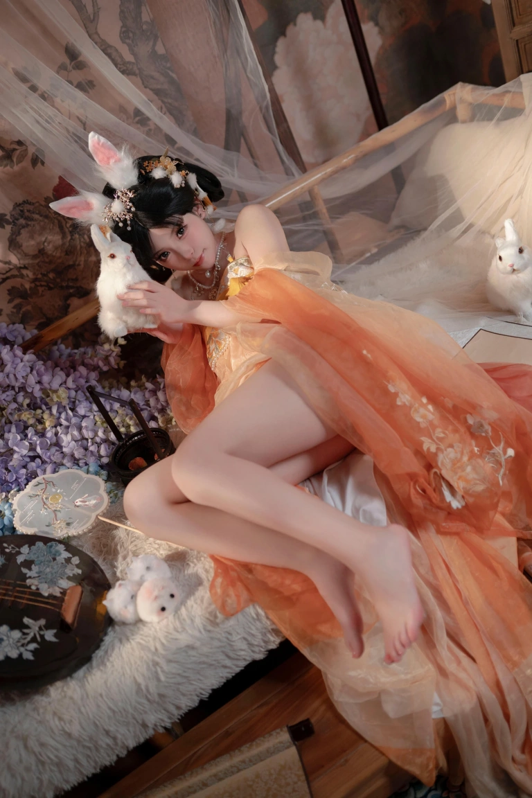 Bangni邦尼《中秋节玉兔》主题写真：88张全套美图，含7个视频