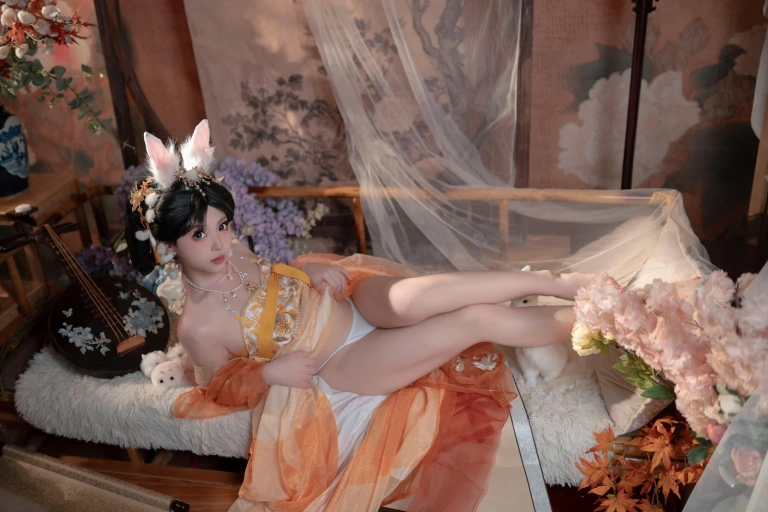 Bangni邦尼《中秋节玉兔》主题写真：88张全套美图，含7个视频