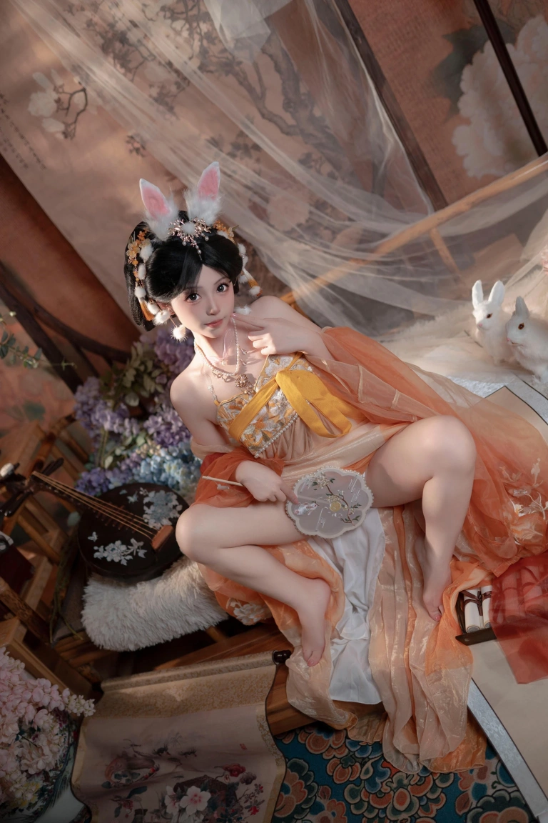 Bangni邦尼《中秋节玉兔》主题写真：88张全套美图，含7个视频