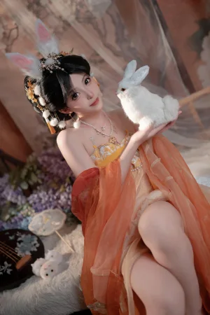 Bangni邦尼《中秋节玉兔》主题写真：88张全套美图，含7个视频
