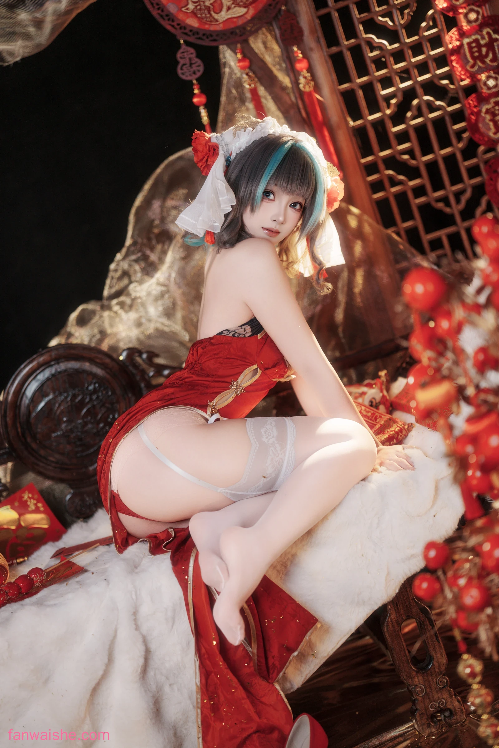 Bangni邦尼 Bangni邦尼 NO.071 - 碧蓝航线 柴郡新春旗袍