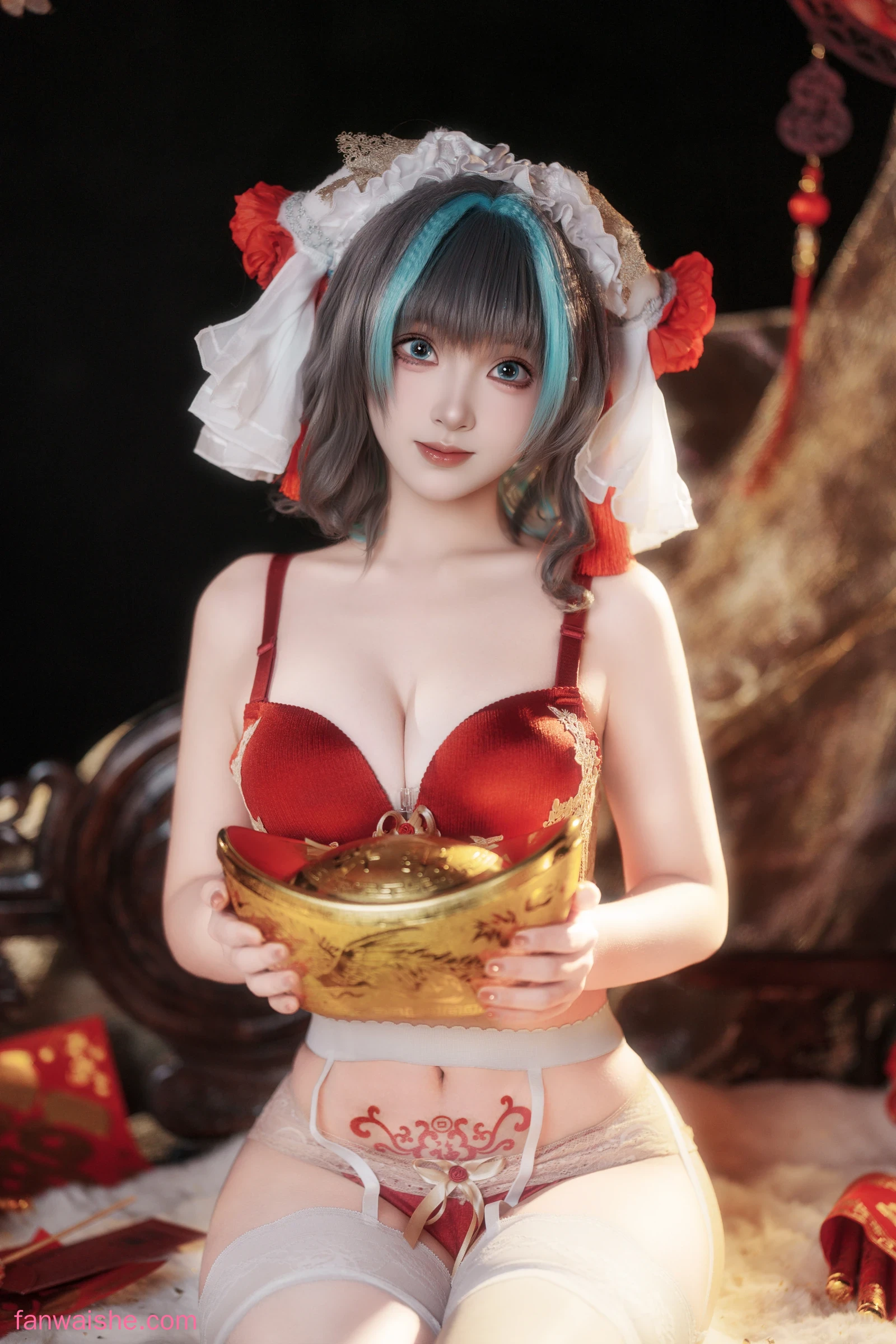 Bangni邦尼 Bangni邦尼 NO.071 - 碧蓝航线 柴郡新春旗袍