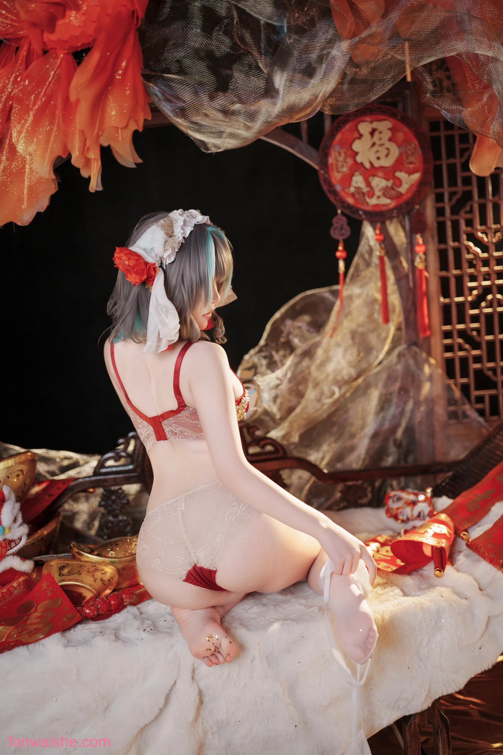 Bangni邦尼 Bangni邦尼 NO.071 - 碧蓝航线 柴郡新春旗袍