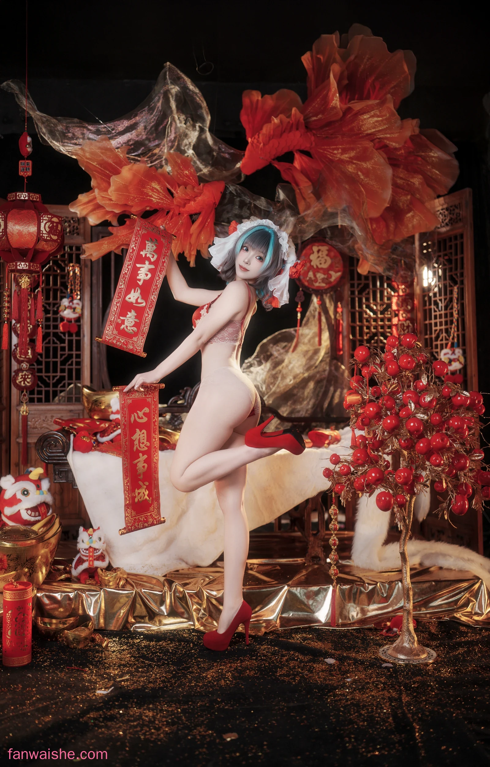Bangni邦尼 Bangni邦尼 NO.071 - 碧蓝航线 柴郡新春旗袍