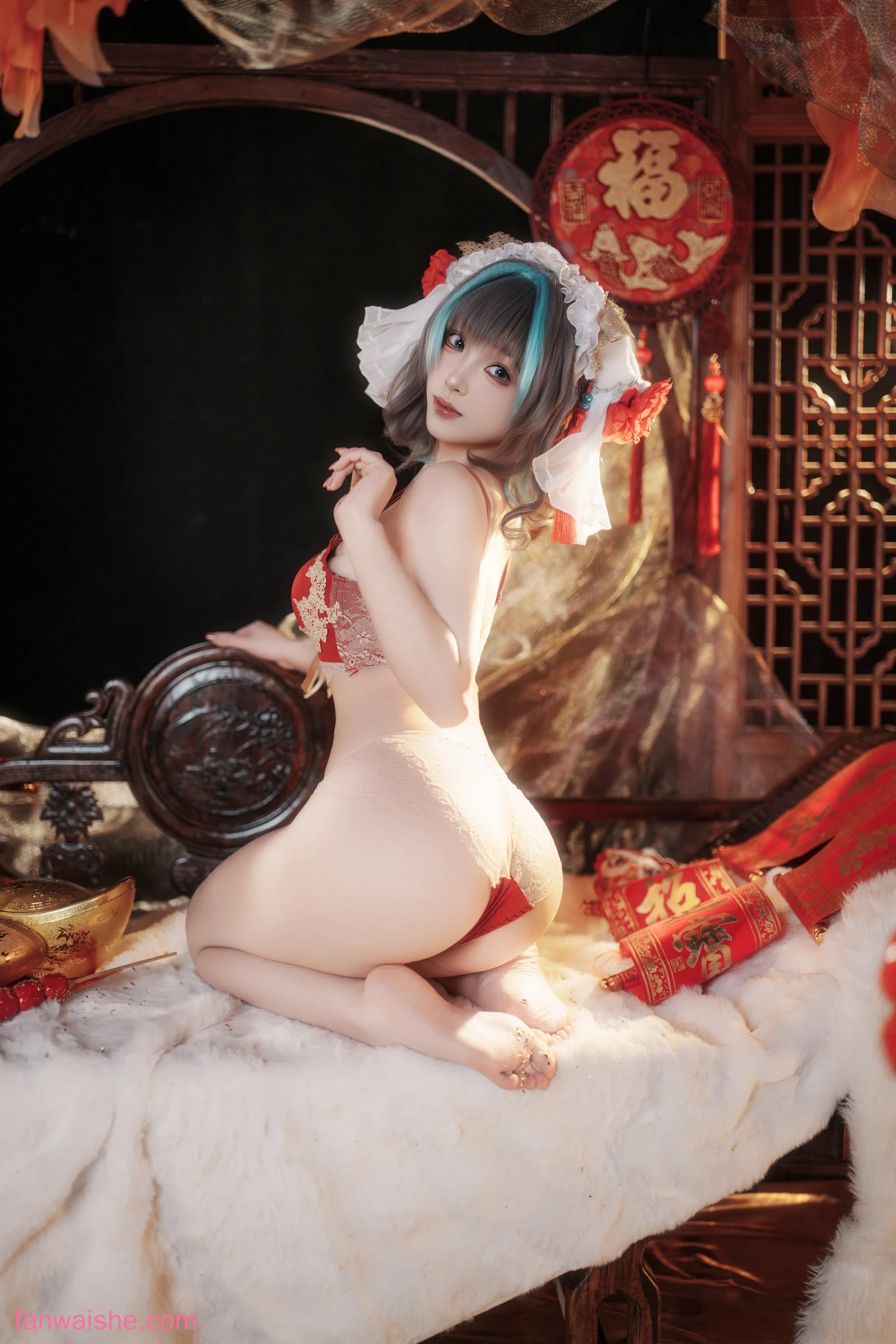Bangni邦尼 Bangni邦尼 NO.071 - 碧蓝航线 柴郡新春旗袍