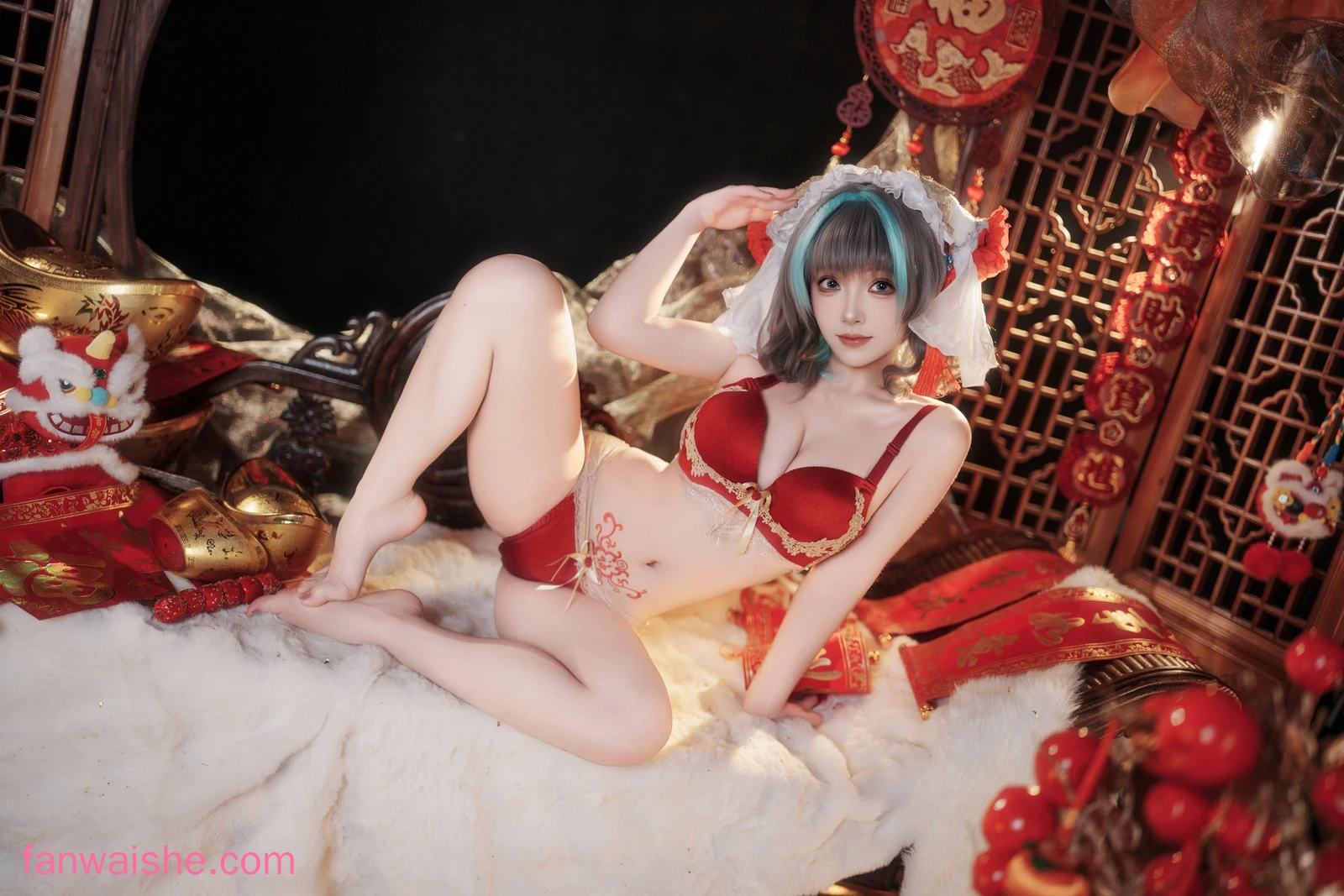 Bangni邦尼 Bangni邦尼 NO.071 - 碧蓝航线 柴郡新春旗袍
