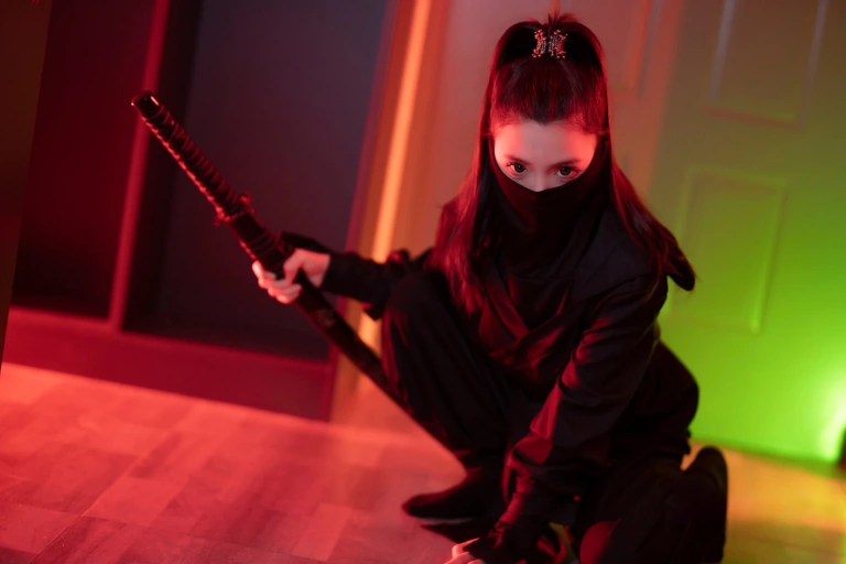 Bangni邦尼《神秘任务》主题写真：109张全套美图，含11个视频