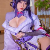 Byoru《Raiden Shogun》主题写真：72张全套美图，含4个视频