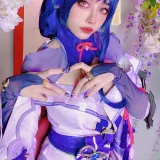 Byoru《Raiden Shogun》主题写真：72张全套美图，含4个视频
