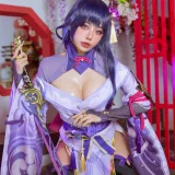 Byoru《Raiden Shogun》主题写真：72张全套美图，含4个视频