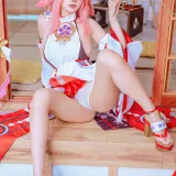 Byoru《Yae Miko x Raiden Shogun》主题写真：95张全套美图