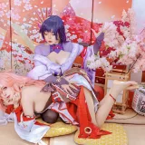 Byoru《Yae Miko x Raiden Shogun》主题写真：95张全套美图