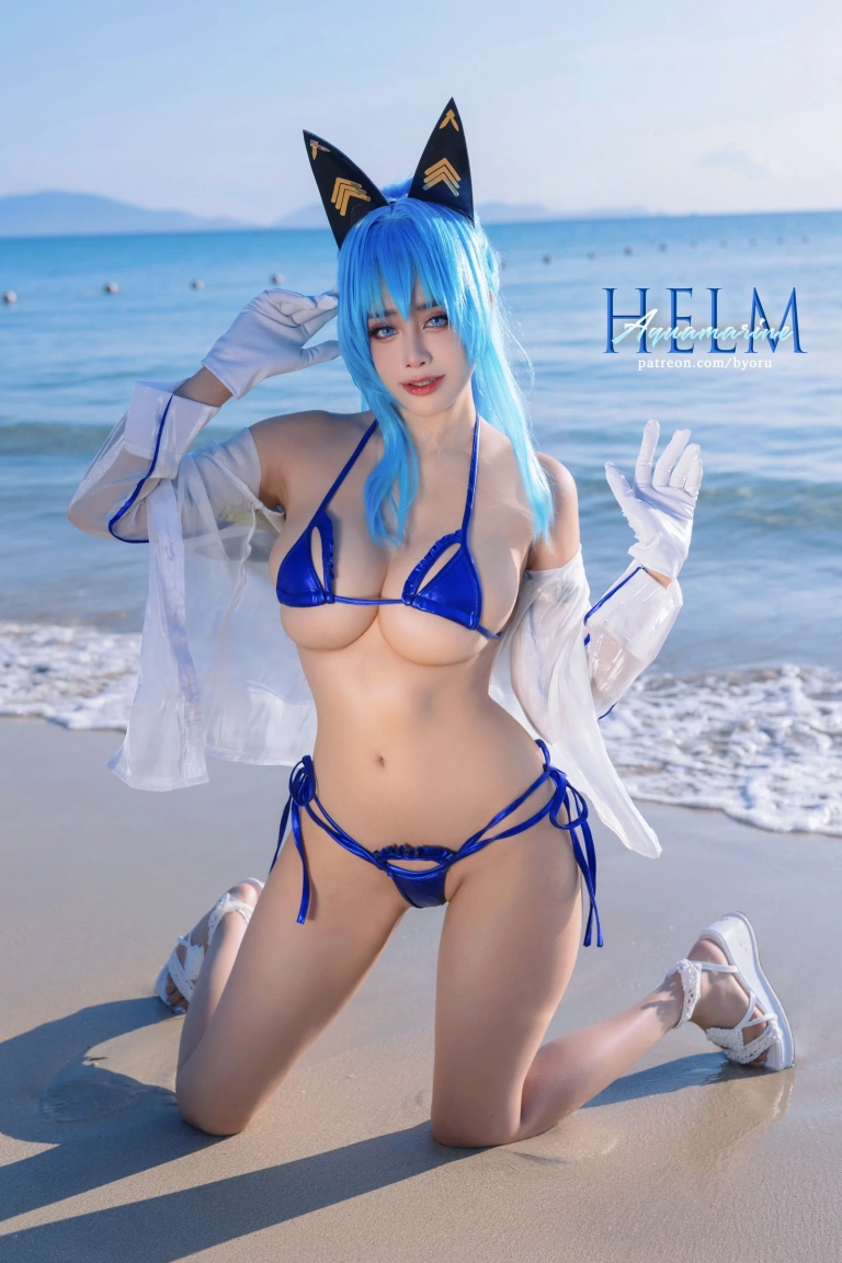 Byoru《Helm Aquamarine》主题写真：33张全套美图