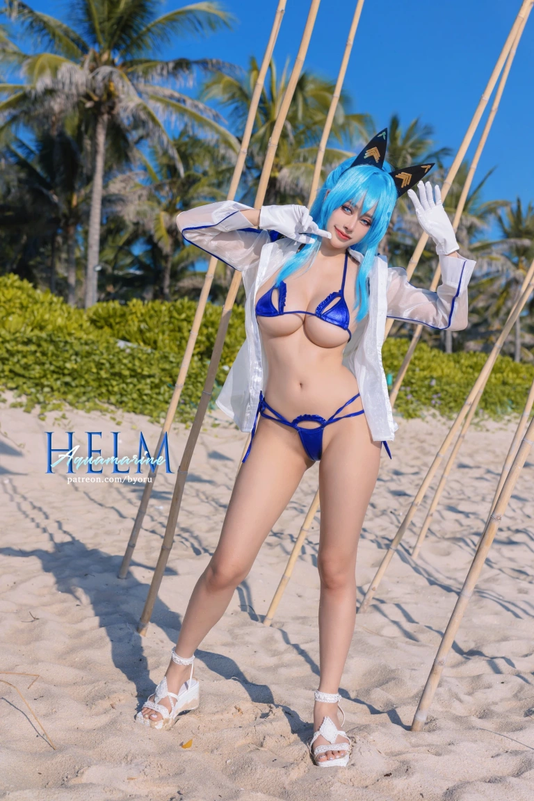 Byoru《Helm Aquamarine》主题写真：33张全套美图