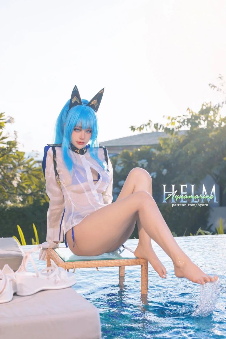 Byoru《Helm Aquamarine》主题写真：33张全套美图