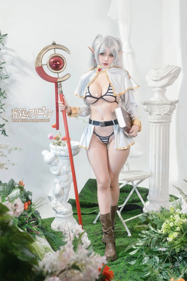 Byoru《Frieren》主题写真：45张全套美图，含9个视频