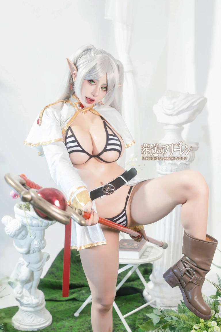 Byoru《Frieren》主题写真：45张全套美图，含9个视频