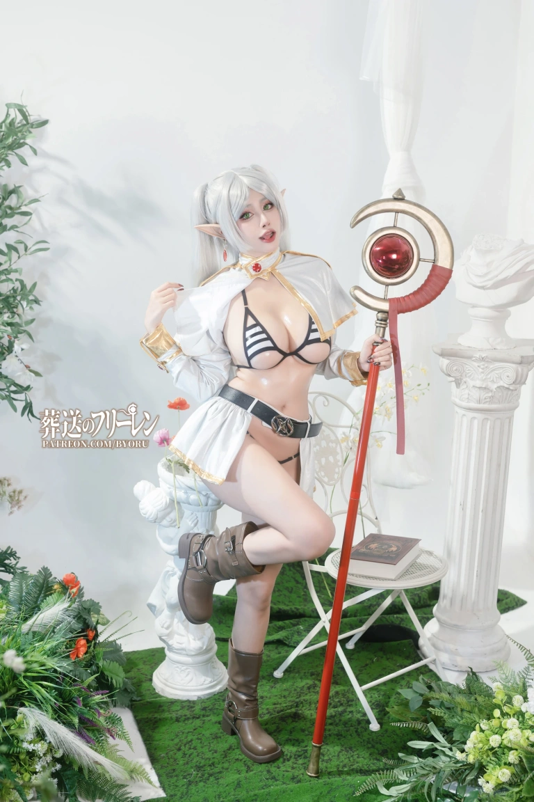 Byoru《Frieren》主题写真：45张全套美图，含9个视频