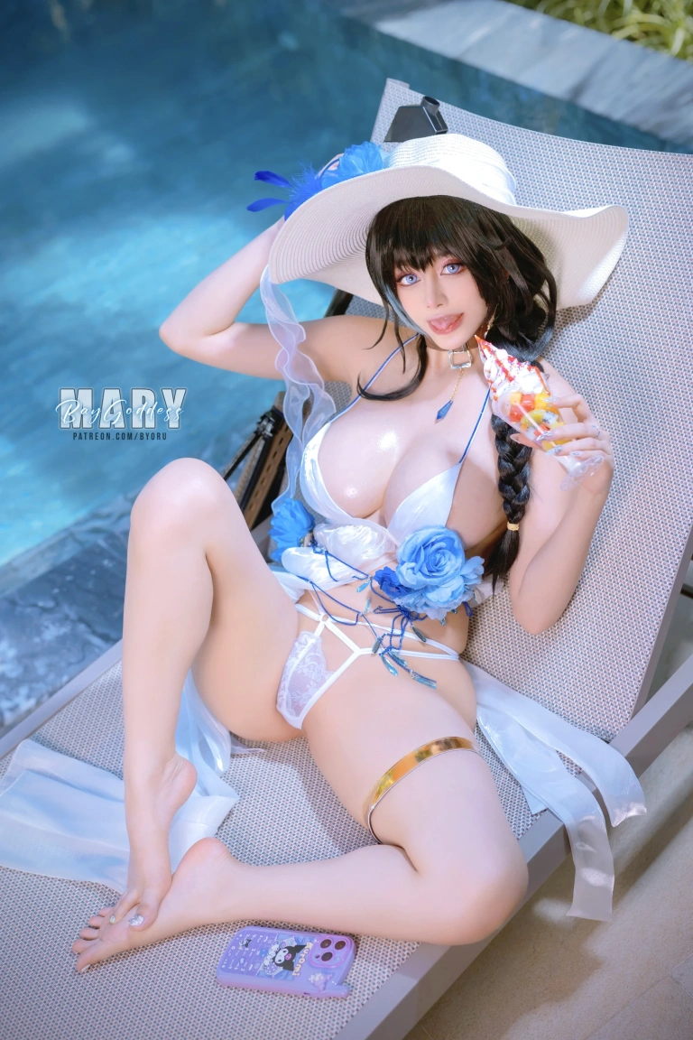 Byoru《Mary Bay Goddess》主题写真：52张全套美图，含8个视频
