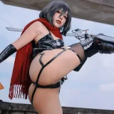 Byoru《Mikasa Ackerman（Attack on Titan）Full Set》主题写真：41张全套美图，含5个视频