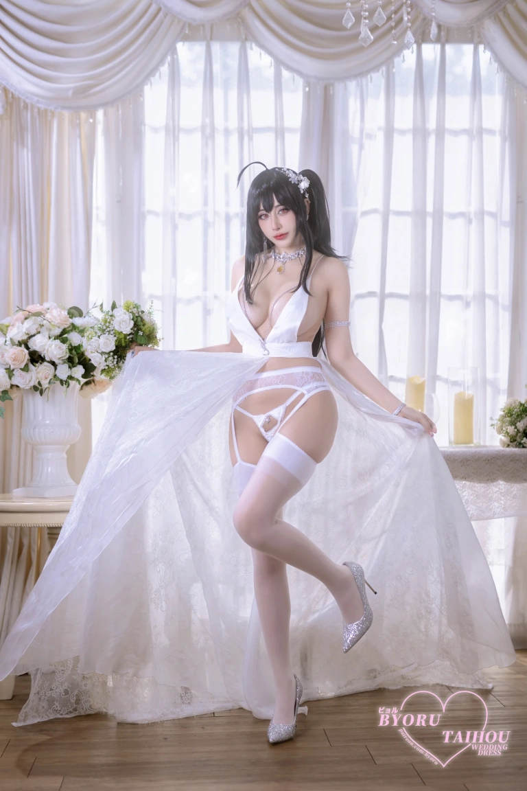 Byoru《Taihou wedding dress》主题写真：52张全套美图，含8个视频