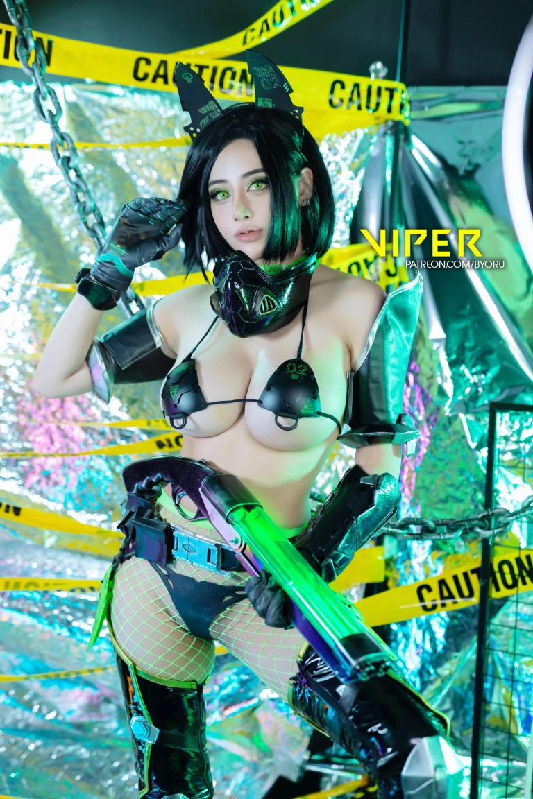 Byoru《Viper Valorant》主题写真：47张全套美图，含5个视频