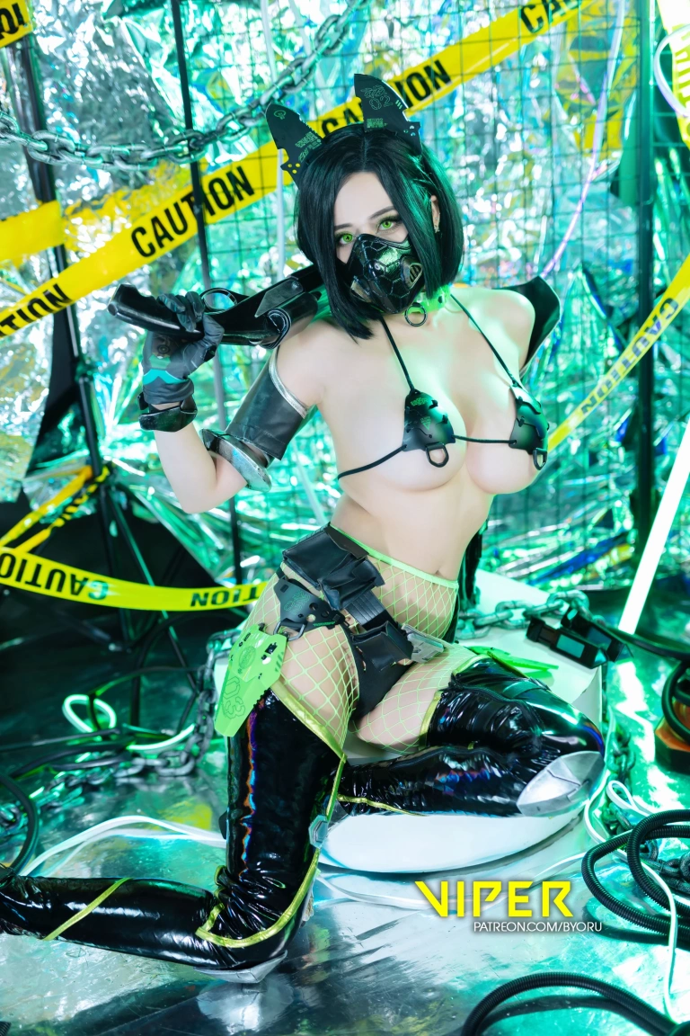 Byoru《Viper Valorant》主题写真：47张全套美图，含5个视频
