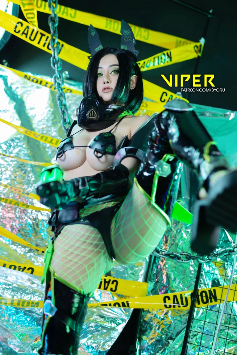 Byoru《Viper Valorant》主题写真：47张全套美图，含5个视频