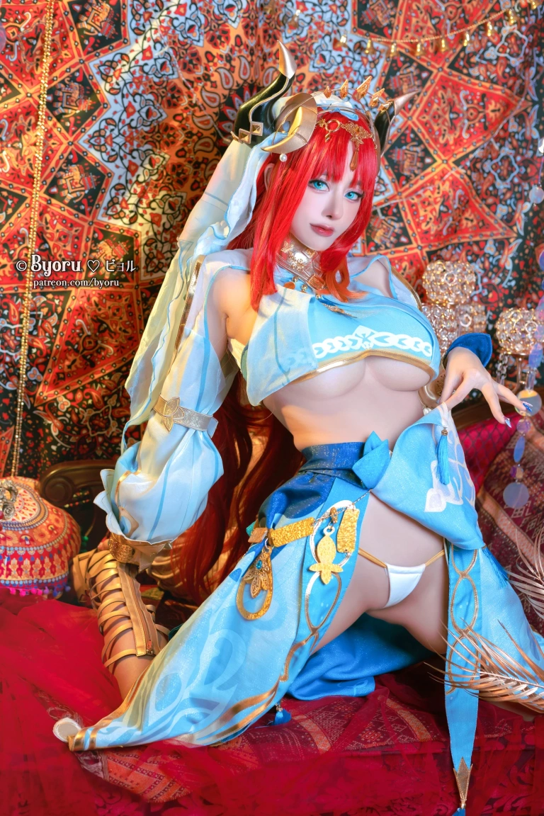 Byoru《Genshin Impact Nilou》主题写真：61张全套美图，含11个视频
