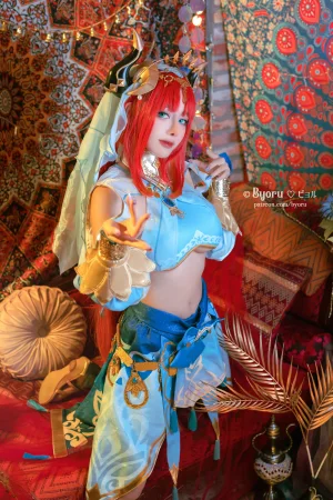 Byoru《Genshin Impact Nilou》主题写真：61张全套美图，含11个视频