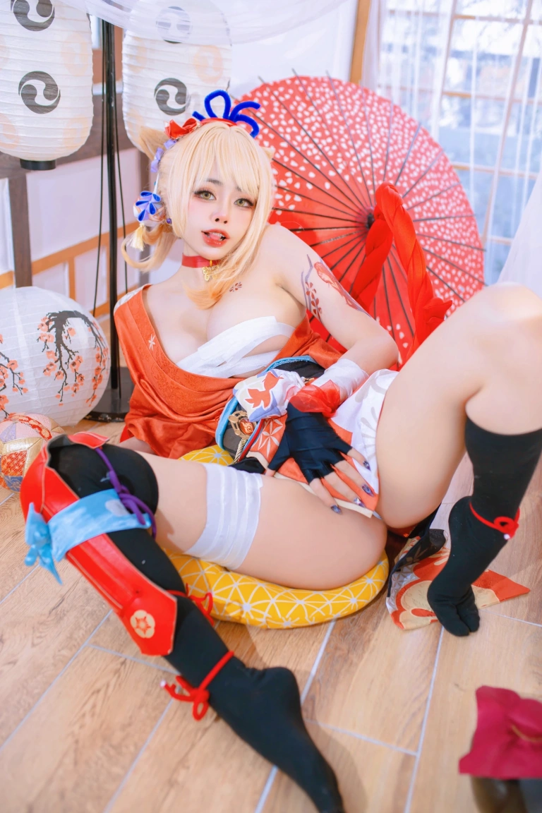 Byoru《Yoimiya Genshin Impact》主题写真：58张全套美图，含2个视频