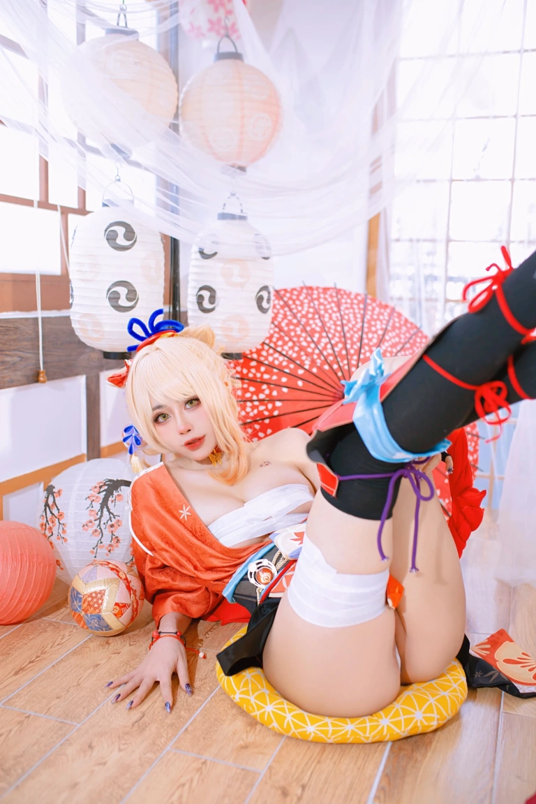 Byoru《Yoimiya Genshin Impact》主题写真：58张全套美图，含2个视频