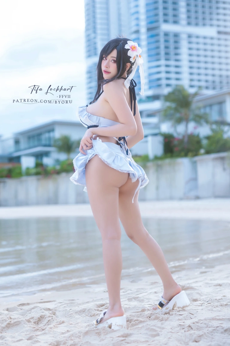 Byoru《Tifa FF7r bikini》主题写真：65张全套美图，含15个视频