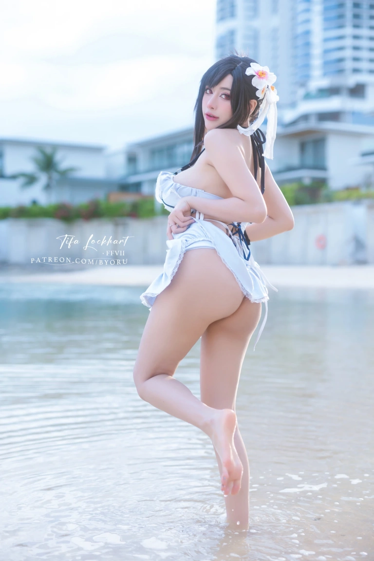Byoru《Tifa FF7r bikini》主题写真：65张全套美图，含15个视频