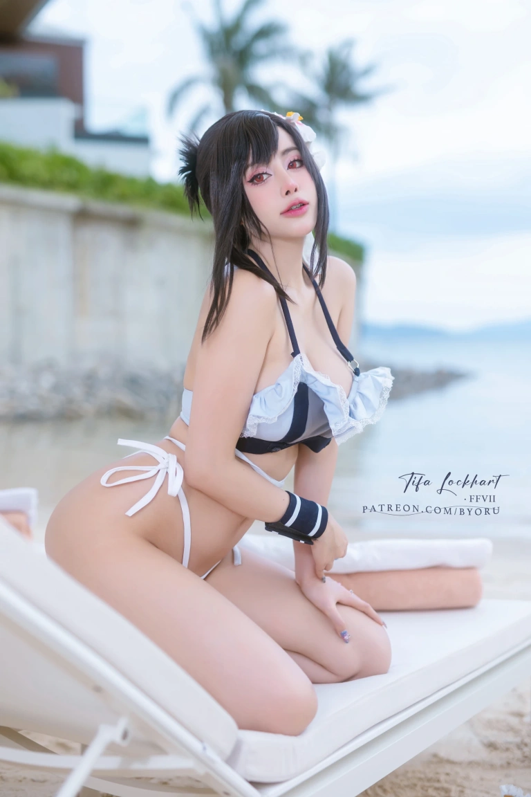 Byoru《Tifa FF7r bikini》主题写真：65张全套美图，含15个视频