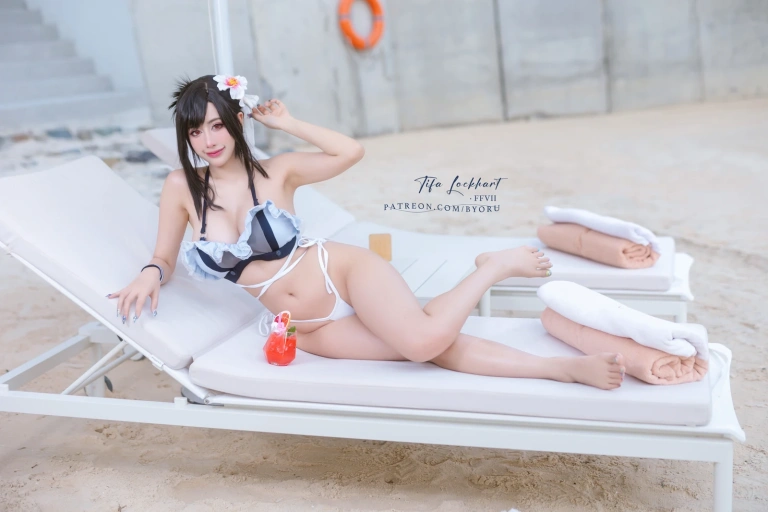 Byoru《Tifa FF7r bikini》主题写真：65张全套美图，含15个视频