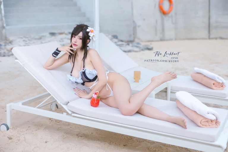 Byoru《Tifa FF7r bikini》主题写真：65张全套美图，含15个视频