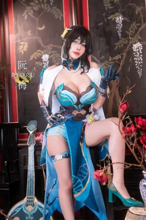 Byoru《Ruan Mei HonkaiStar Rail》主题写真：56张全套美图，含11个视频
